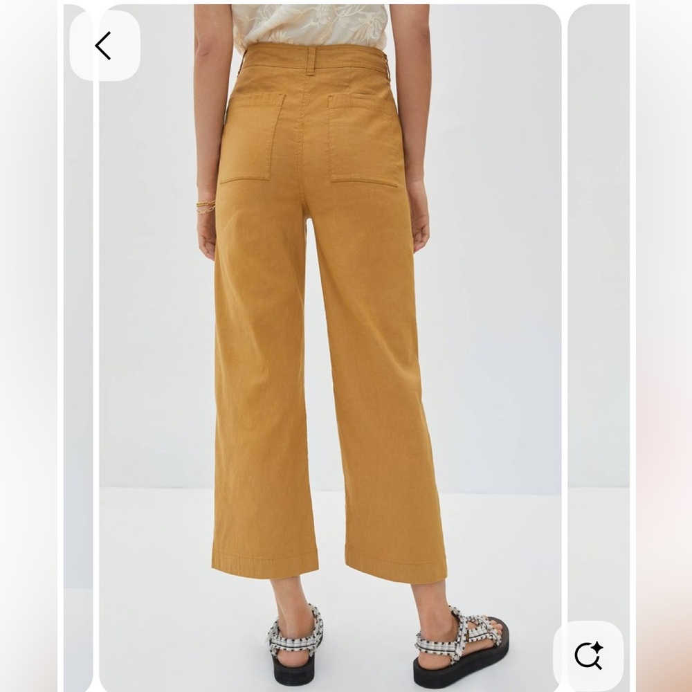 Maeve Collette Wide Leg Crop Pants.  Size 6 - Picture 2 of 10